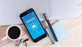 invoices on mobile