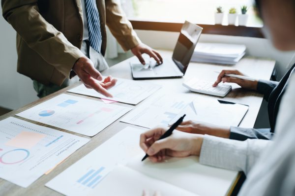 Entrepreneurs And Business People Meeting In A Conference Room