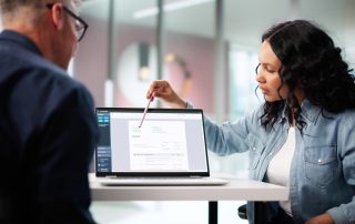 Payroll Manager And Bookkeeper Auditing Freight Bill