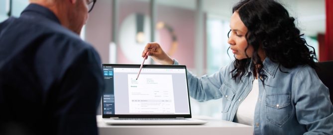 Payroll Manager And Bookkeeper Auditing Freight Bill